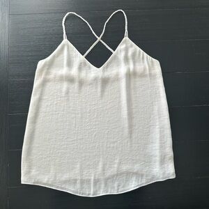 Naked Zebra Criss Cross Braided Camisole Tank Top